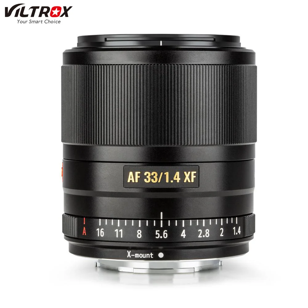 Объектив VILTROX 33 мм F1.4 XF AF 33/1.4 STM с автофокусом фиксированным фокусом для Fujifilm FUJI X