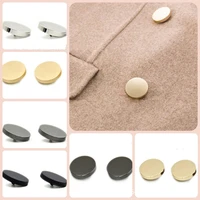 10pcs metal flat buttons high quality shank seam for clothing diy jackets coats shirts decorative buttons sewing accessories