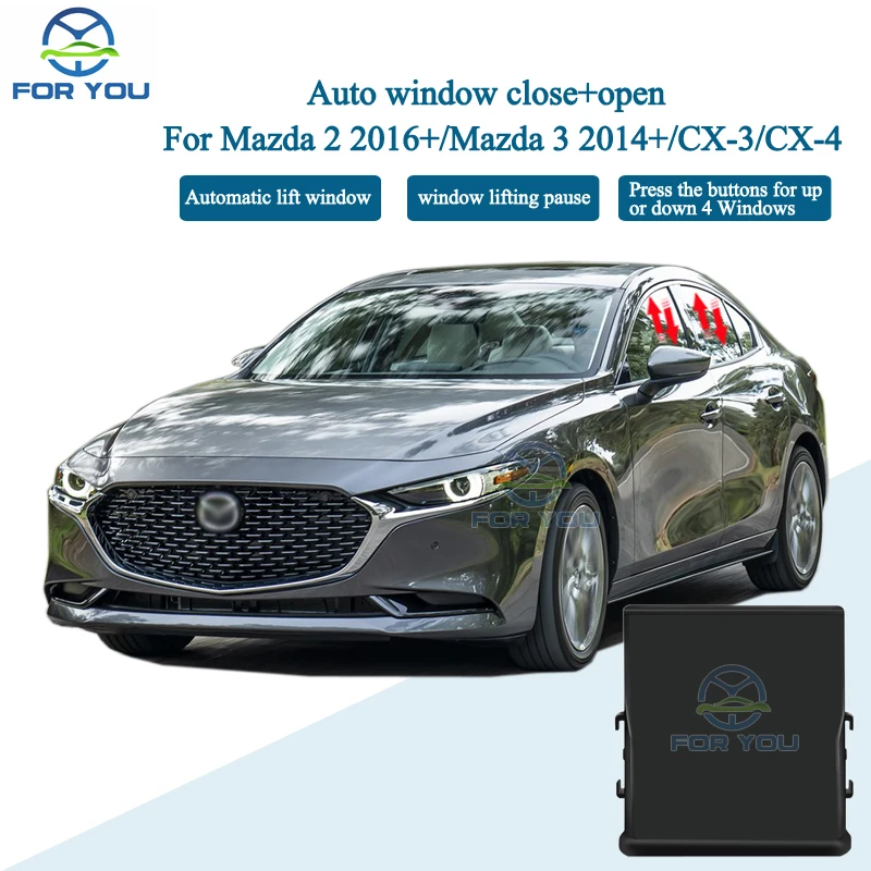

Автомобильный модуль FORYOU с автоматическим интеллектуальным закрытием и открытым комплектом для Mazda 2 2016+ / Mazda 3 2014+ / CX-3 / CX-4 Plug and Play