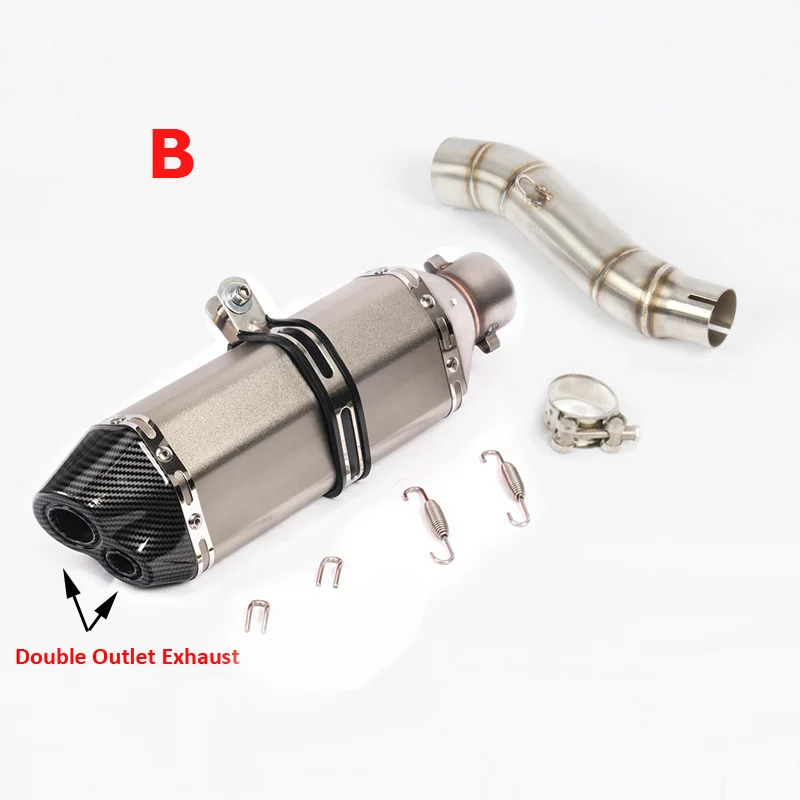 Выхлопная система для мотоцикла наконечник глушителя двойная выпускная труба
