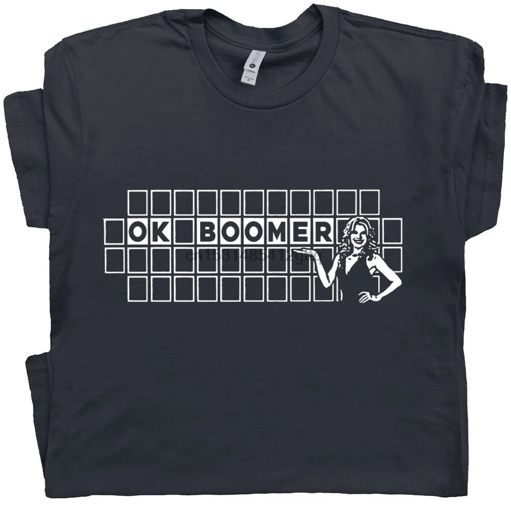 Ok Boomer футболка с мемом надписью для девушек VSCO веселая саркастическая Gen Z мужчин