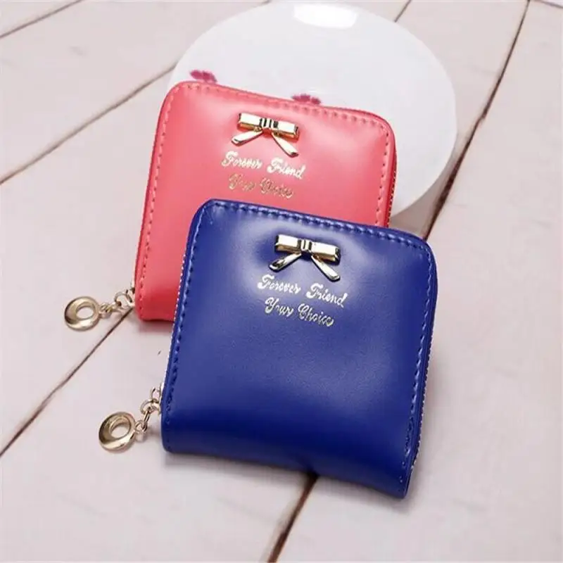 Новый Модный женский кожаный мини кошелек держатель для карт маленький монет на