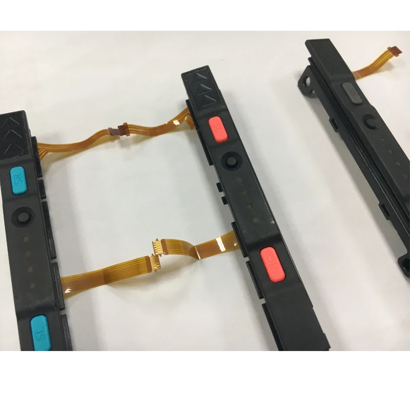 Оригинальные б/у L R запасные части для NS Switch Joycon правый левый пластиковый слайдер