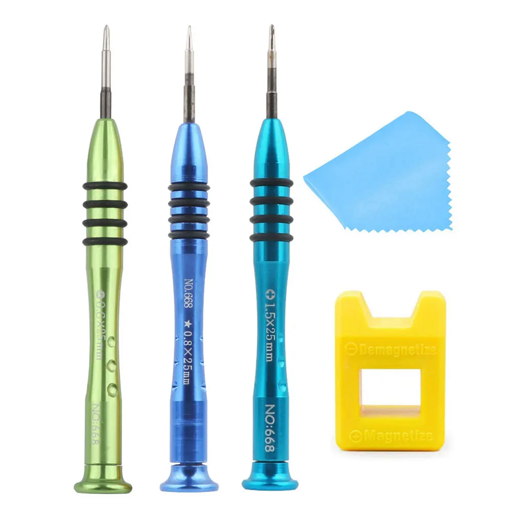 

Трехточечная отвертка PH000 Phillips 0,8 мм P2 Pentalobe 0,6 мм Y000 для iPhone 7 8 Plus X XS 11 12 13 Pro, набор инструментов для ремонта