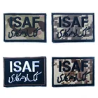 Военная нашивка с вышивкой ISAF, индивидуальные аксессуары, одежда, рюкзак, шляпа, армейский значок