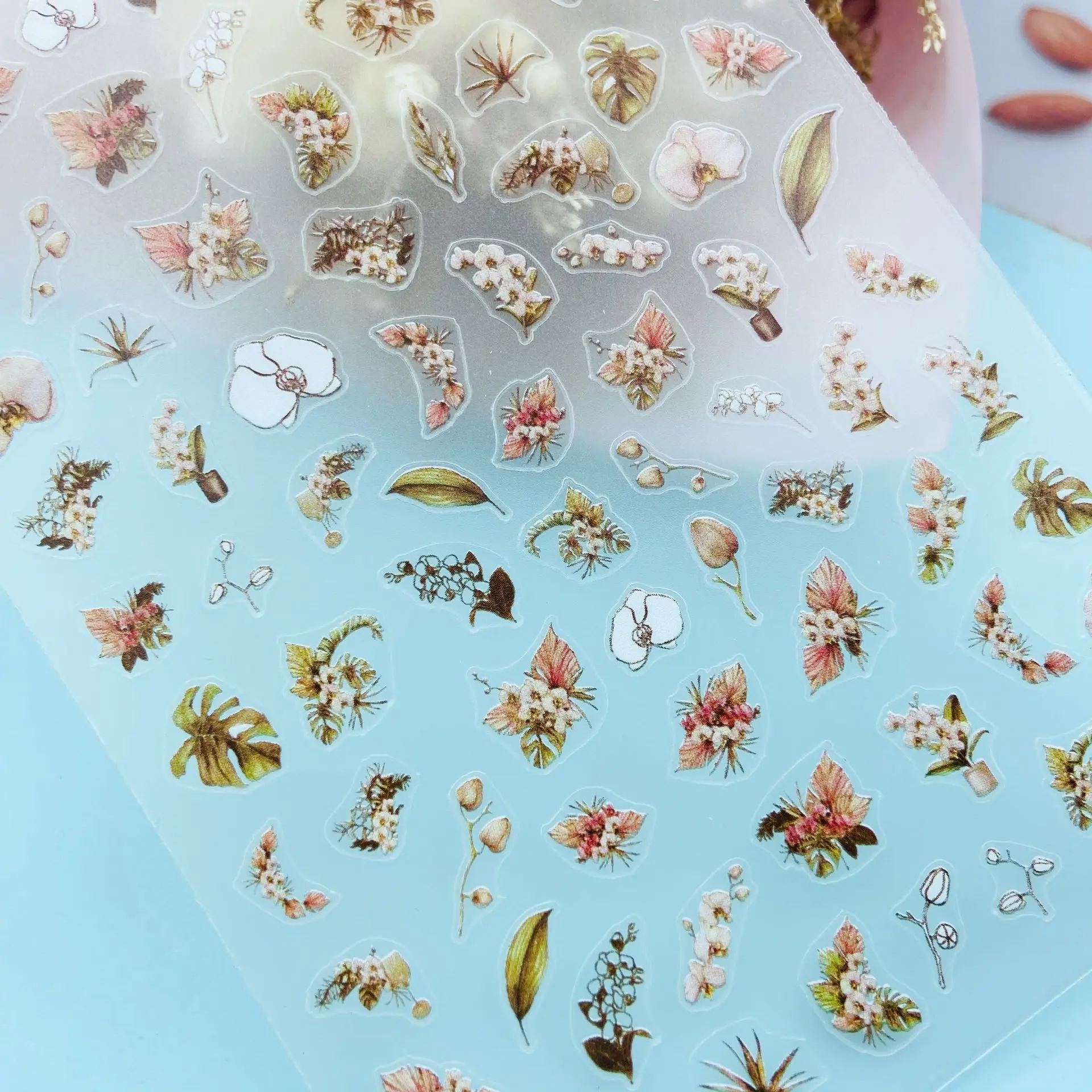 Наклейки для ногтей прозрачные с высокой вязкостью в японском стиле | Красота и