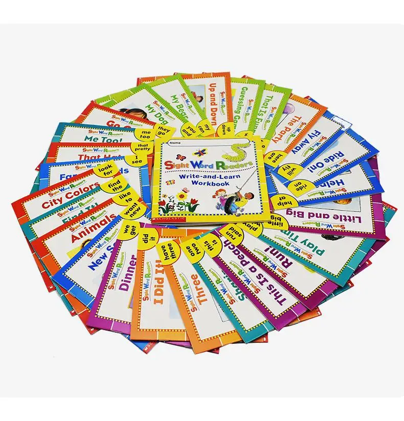 

25Pcs Scholastic Original English books Sight Word Readers Boxed Set English Picture Book for Kids