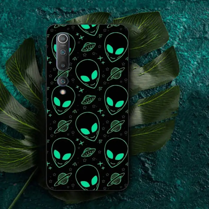 TOPLBPCS эстетичный мультяшный чехол для телефона с инопланетянином космосом Redmi Note 8