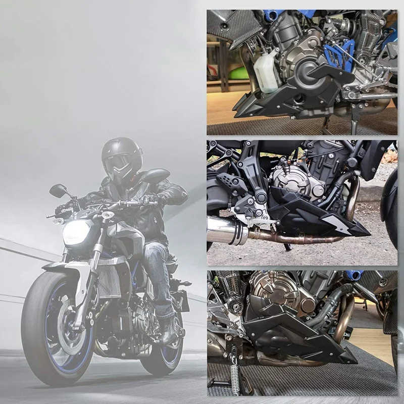 

Motorcycle Engine Spoiler Belly Pan Lower Fairing Mounting Bracket for Yamaha MT-07 MT07 FZ07 FZ-07 MT FZ 07 2014-2020