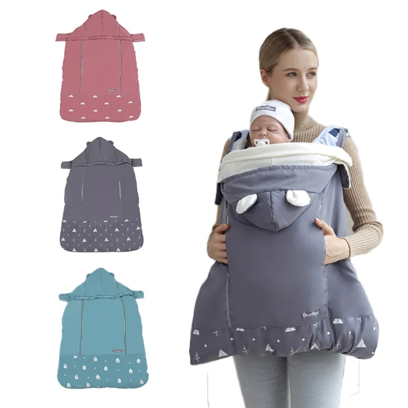 Infant Baby Carrier Sling Cloak Warm Cape Cloak Winter Cover Necessary Carry Baby Out Baby Baby Sling Carriers