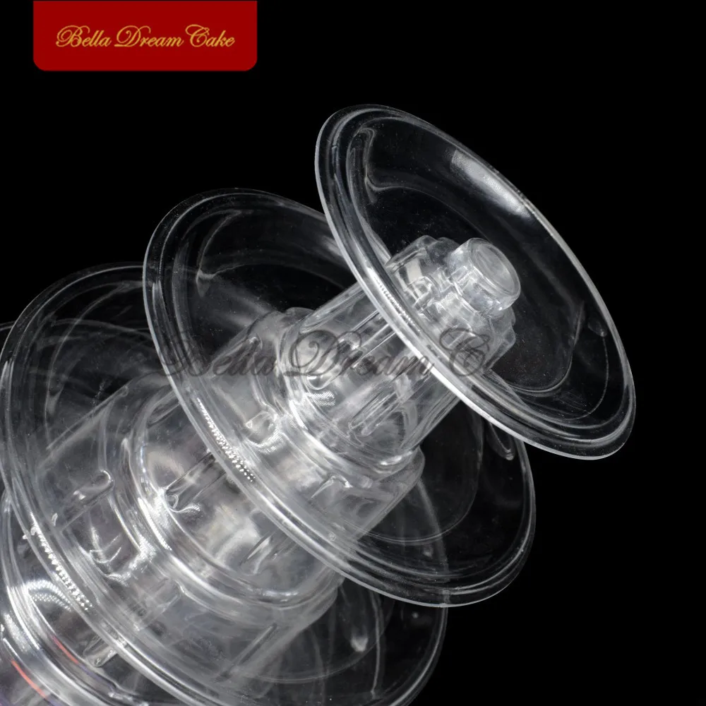 Подставка витрина для макарон 6 ярусов подставка башня из кексов поднос ПВХ