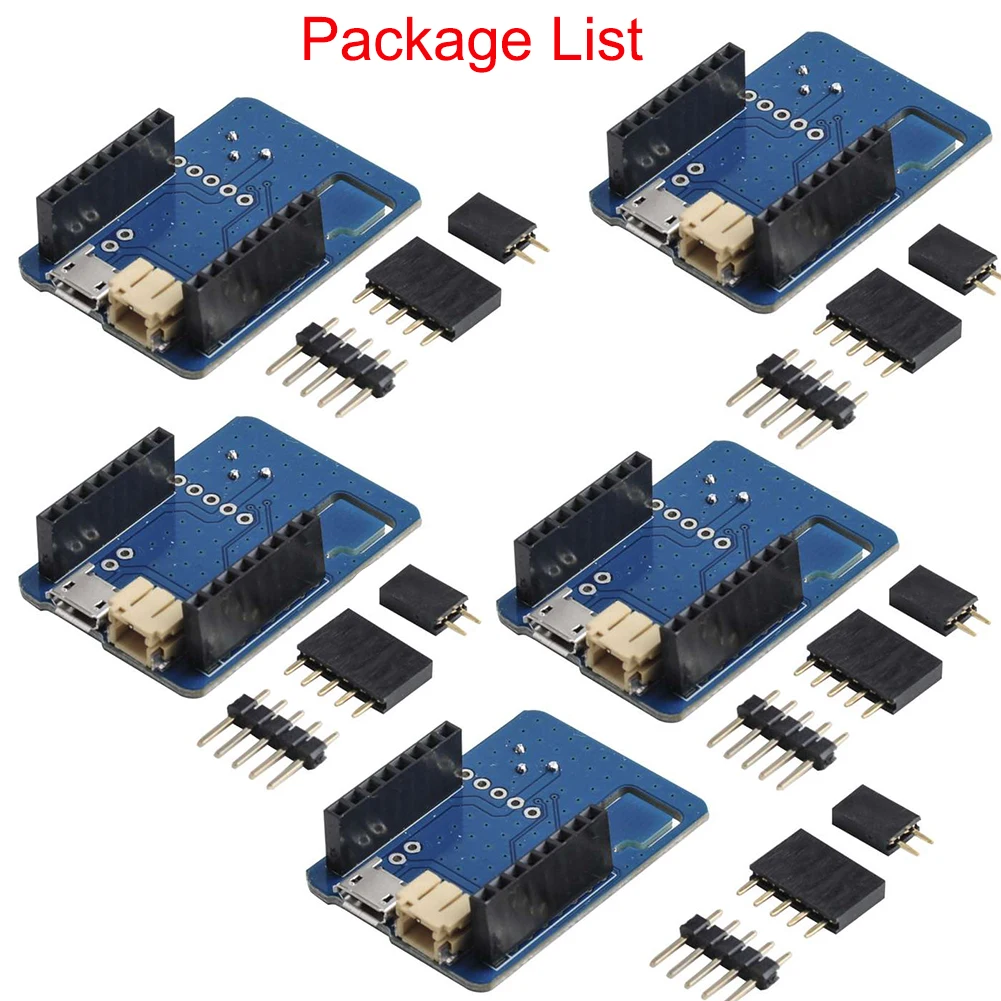 

5PCS ESP32-CAM PCB Shield with Micro USB Interface+Soldered Female Pin Header