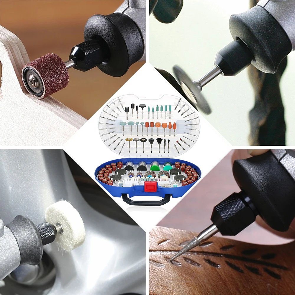 Набор роторных инструментов с хвостовиками диаметром 1/8 дюйма универсальная