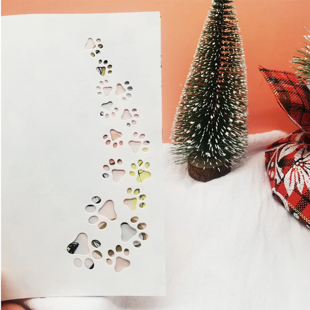 

Metal Die Cutters For Scrapbooking Dog Footprints Photo Album Crafts Molds For Cards Animal Insects Diy Scrapbooking Dies Metal