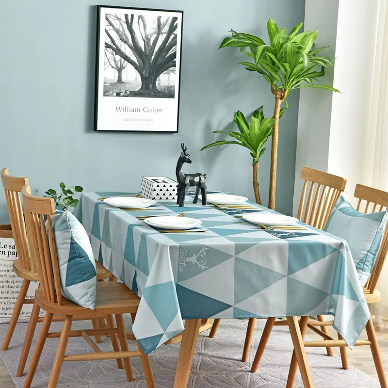 Бесплатная доставка Красочная треугольная Водонепроницаемая скатерть
