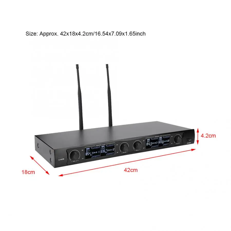 4 канала микрофон профессиональный конференц-связи комплект микрофона (800-890 МГц)