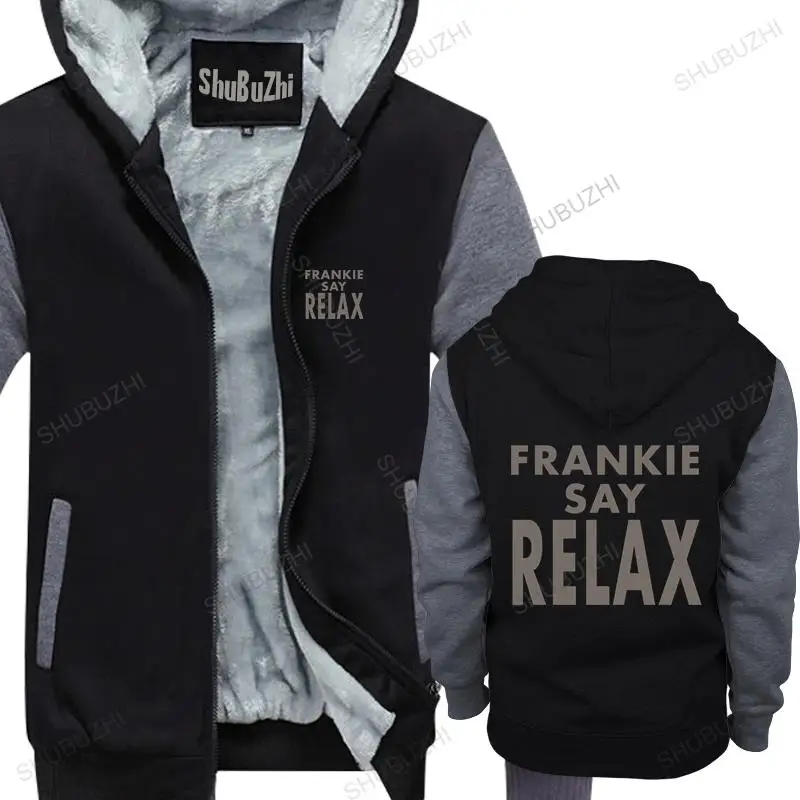 

Men thick hoodies pullover Frankie Say Relax hoodies Ross Ross Geller David Schwimmer Rachel Frankie Say Relax warm hoody homme