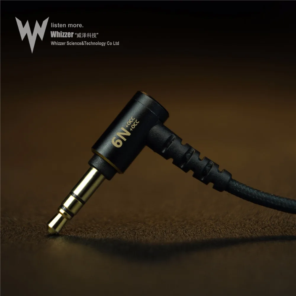 Hi Fi наушники Whizzer A15 Pro проводные вкладыши с высокоточным стерео монитором