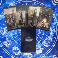 2021 new the darkness of light tarot cards divination deck entertainment parties board game support drop shipping 79 pcsbox