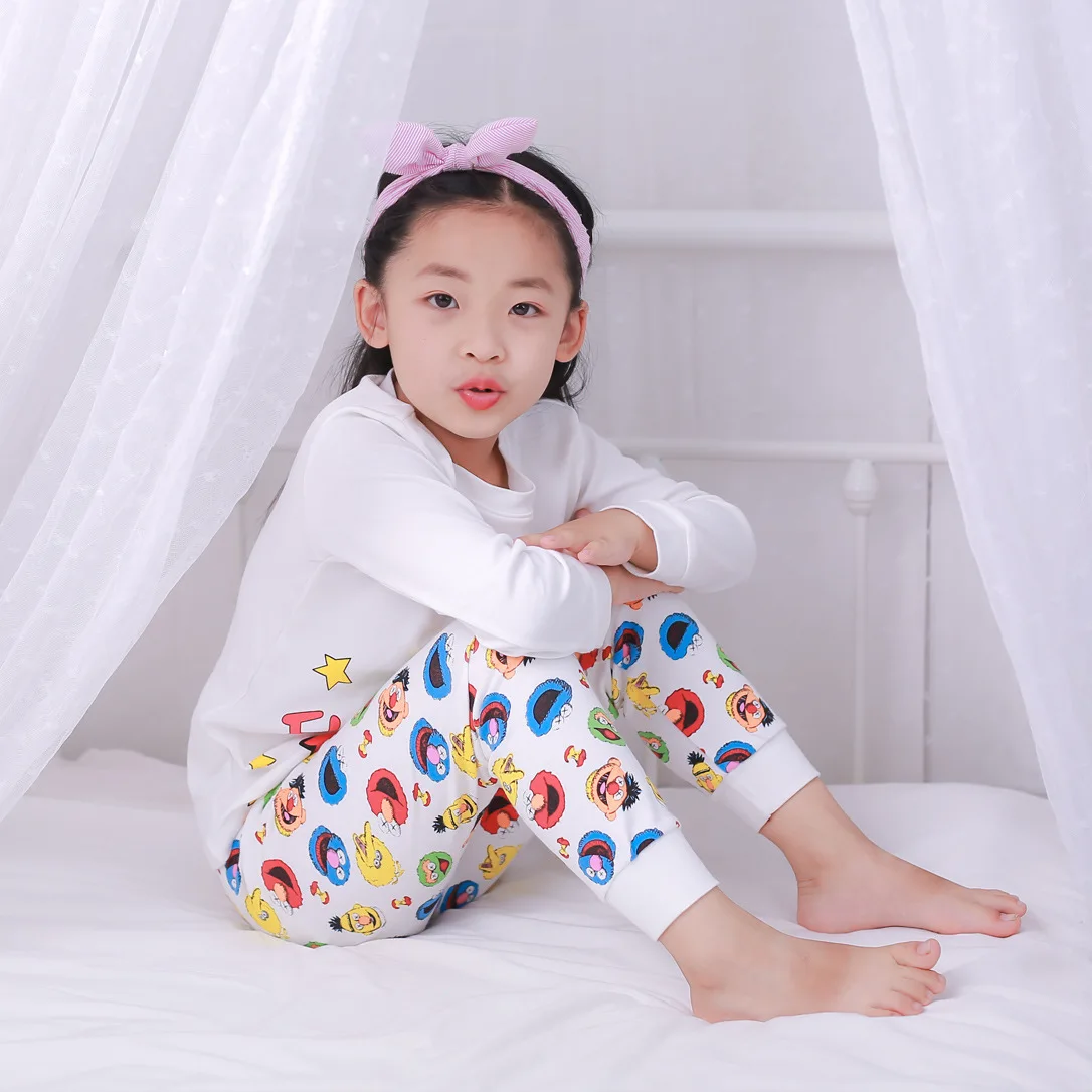 

2020 Foreign Trade New Style Children Underwear Children Warm HEATTECH Tracksuit Pure Cotton Set Childrenswear a Generation of F