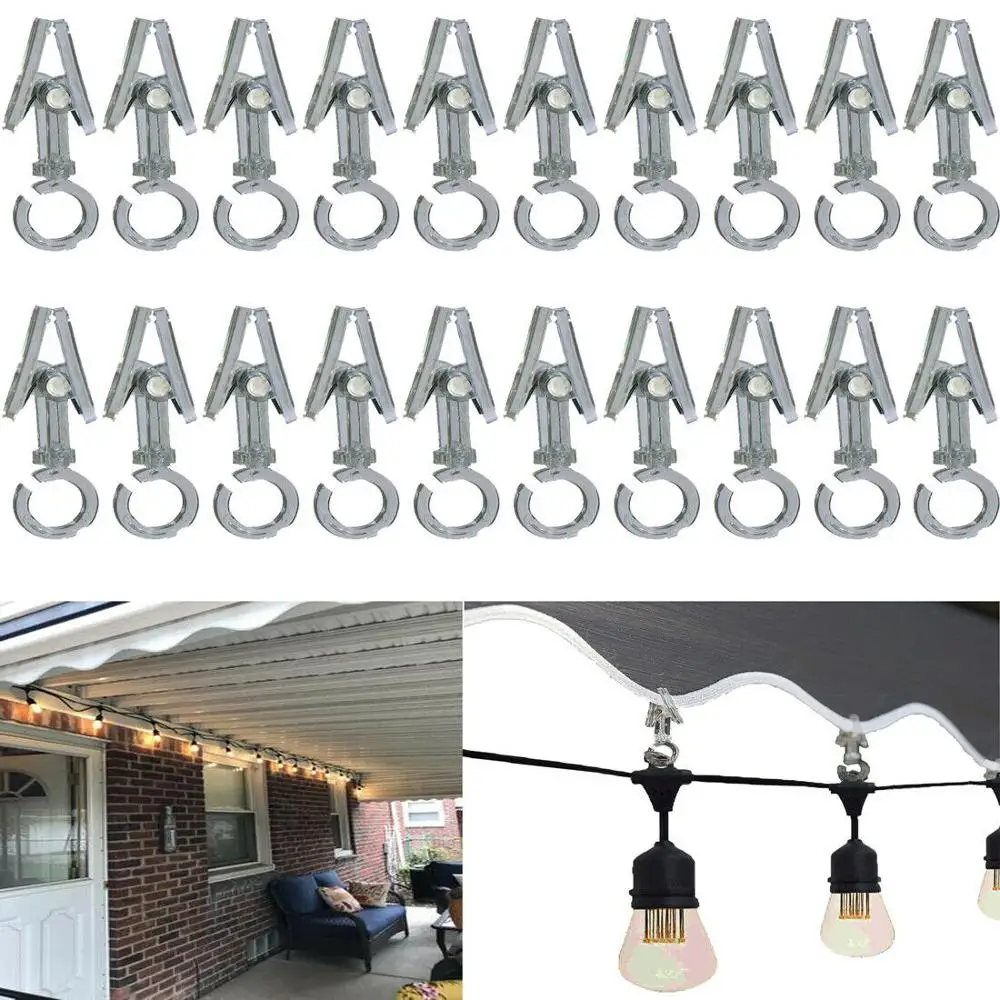 Вечерние легкая вешалка Глобус фестонная нить легкие зажимы рождественские