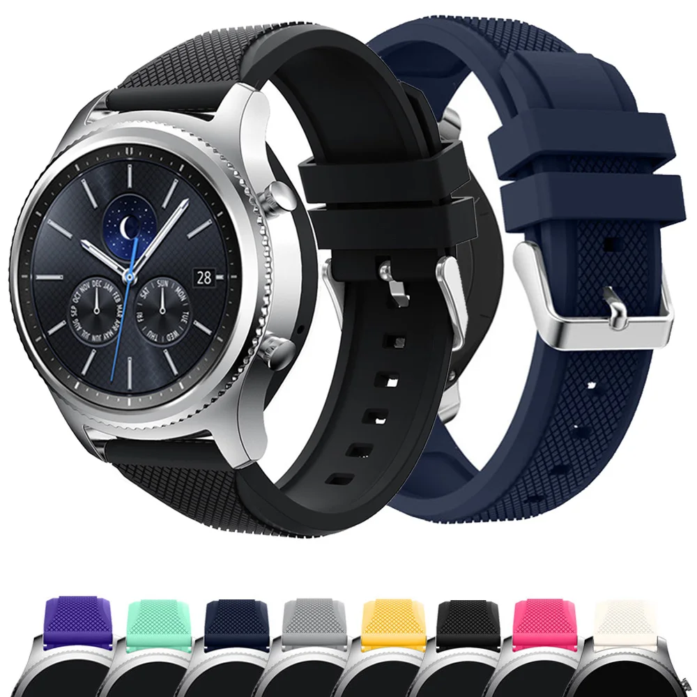 Ремешок силиконовый для Samsung Gear S3 Classic Frontier модный спортивный браслет наручных