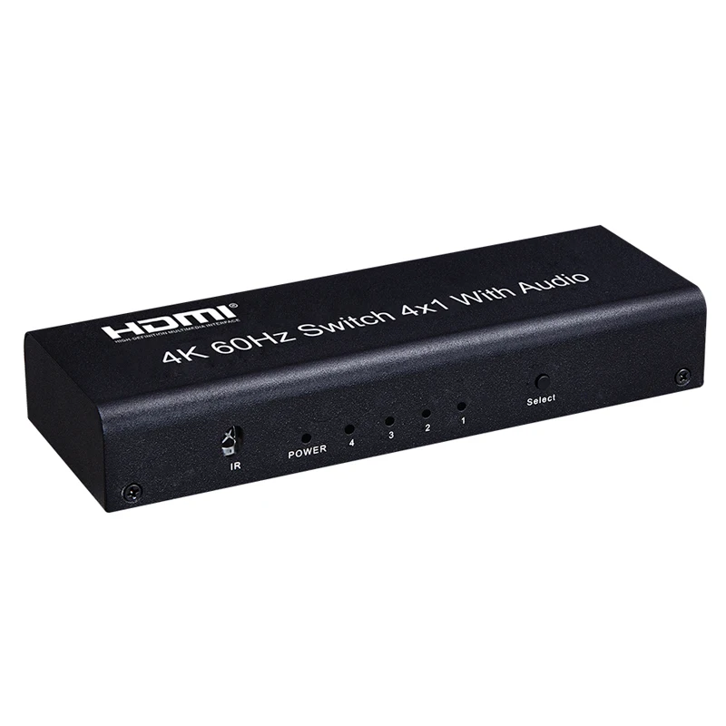 HDMI-переключатель 4K 60 Гц выключатель 4 в 1 семейный разветвитель/переключатель
