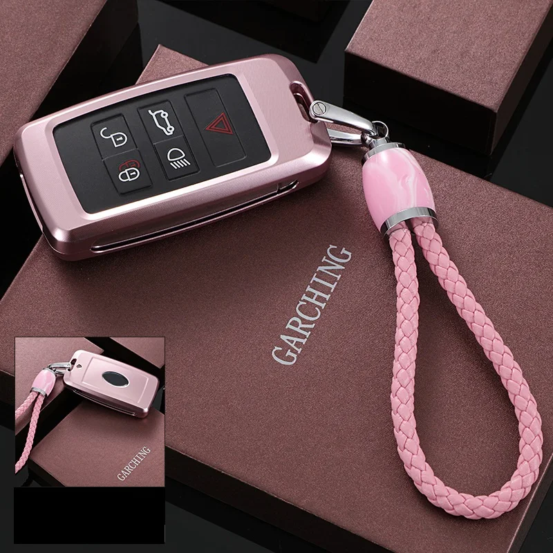 Автомобильный брелок для ключей из алюминиевого сплава чехол Обложка Land Rover Range