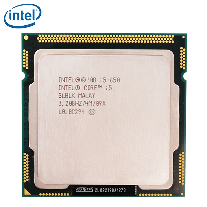 

Процессор Intel Core i5-650 i5 650, двухъядерный 4 Мб кэш-памяти, ЦП 3,2 ГГц, LGA 1156, 100% рабочий процессор для настольного компьютера