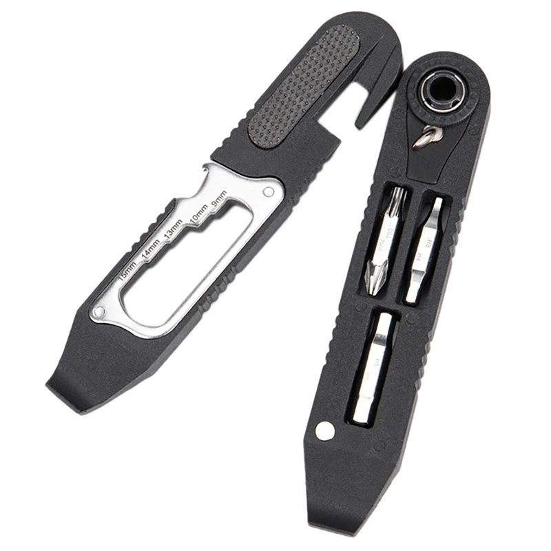 

Набор инструментов для ремонта велосипедных шин, портативный рычаг для шин с шестигранным углублением, биты, компактный инструмент, инстру...