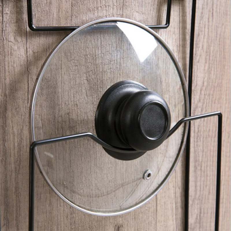 Железное искусство кухонные принадлежности держатель для кастрюльных крышек