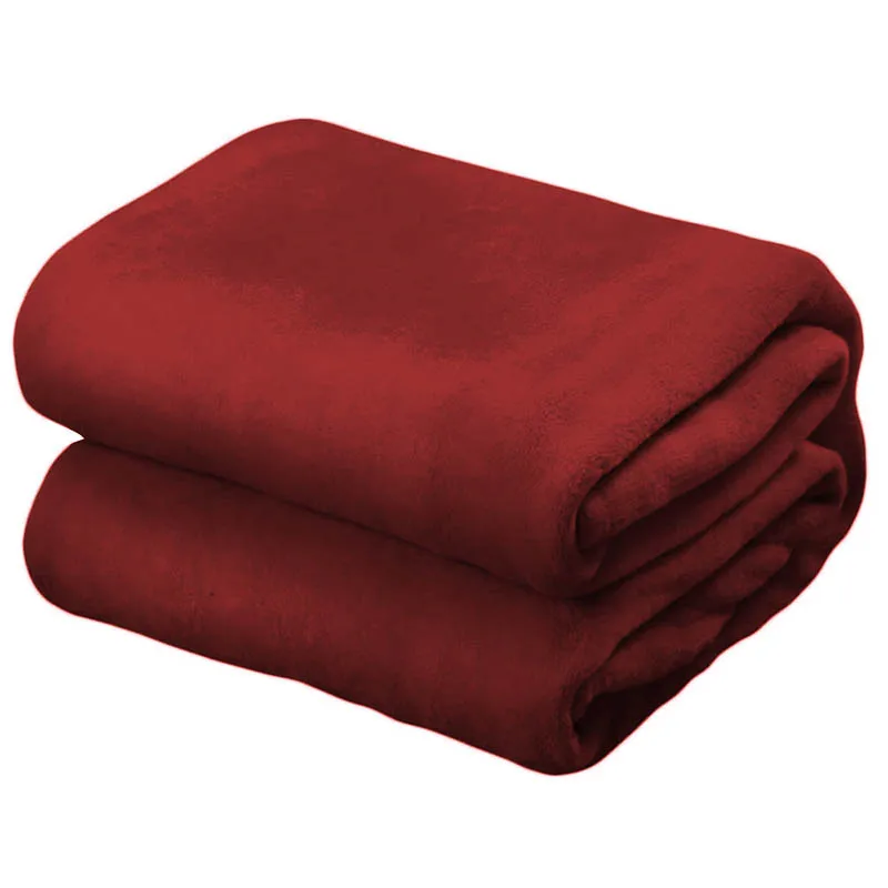DIDIHOU мягкое однотонное одеяло для кроватей из флиса фланели покрывало взрослых