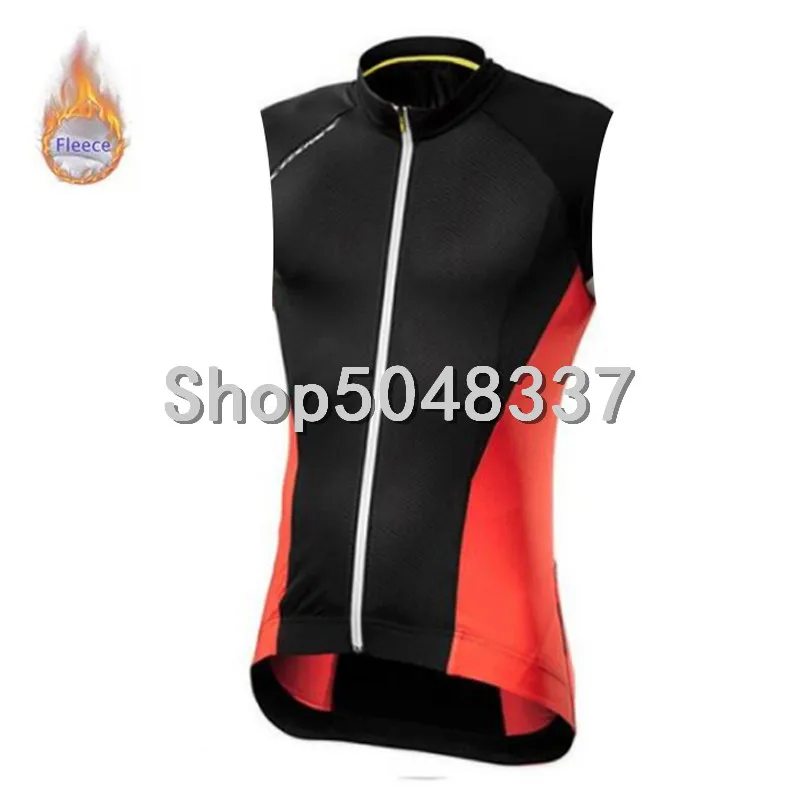 Mavic зимний теплый флисовый жилет без рукавов для велоспорта велосипедный Теплый