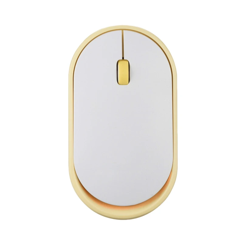 Беспроводная оптическая мышь с тихим кликом 2 4 ГГц оранжевая светодиодная