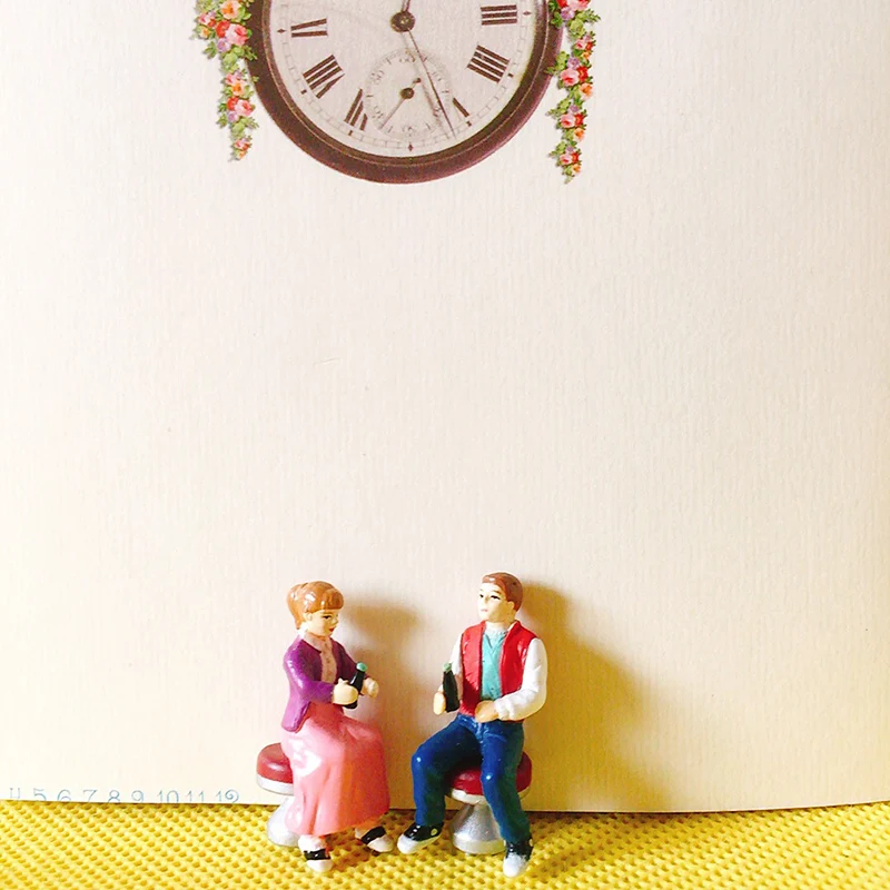 Милая пара/миниатюры поилки/Прекрасная фигурка/Сказочный Садовый Гном/Декор