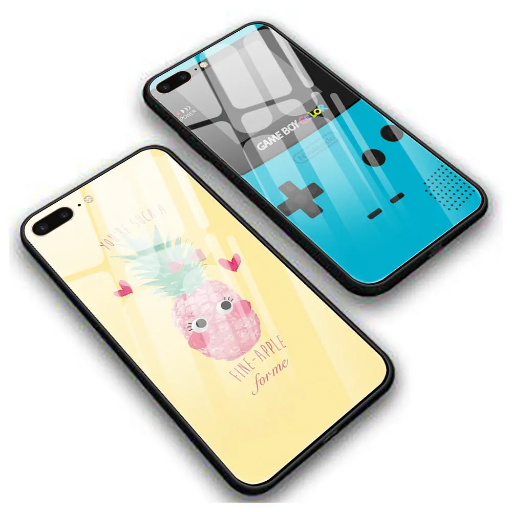 Ретро обои Dragon Ball закаленное стекло задняя крышка чехол для iPhone 5 5S SE 6 6S 7 8 Plus X XS XR