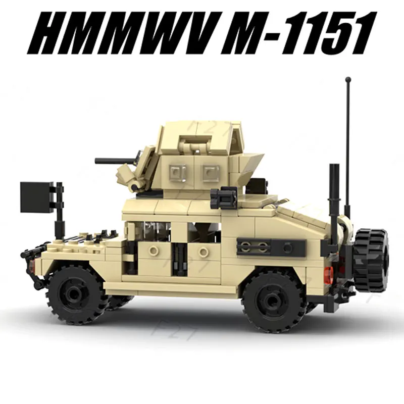 Строительные блоки MOC Военная серия Сборная модель цветные хампасы детская
