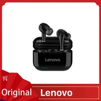 lenovo lp1s tws bluetooth earphone sports wireless headset stereo earbuds hifi music with mic for android ios smartphone