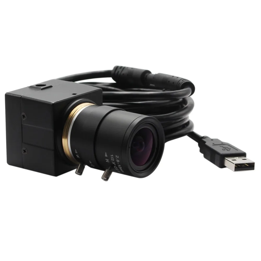 480P USB камера наблюдения 2,8-12 мм варифокальный объектив 640X480 VGA CMOS OV7725 мини USB зарядное устройство домашняя камера видеонаблюдения