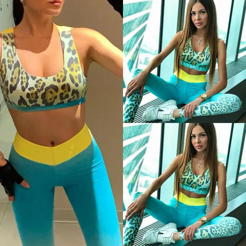 Модный элегантный сексуальный женский комплект бюстгальтер для бега и штаны