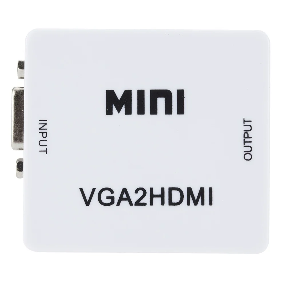 Фото TQQLSS портативный мини-преобразователь VGA-HDMI-совместимый VGA2HDMI видео бокс аудио TQQLSS портативный мини-преобразователь VGA-HDMI-совместимый VGA2HDMI видео бокс аудио