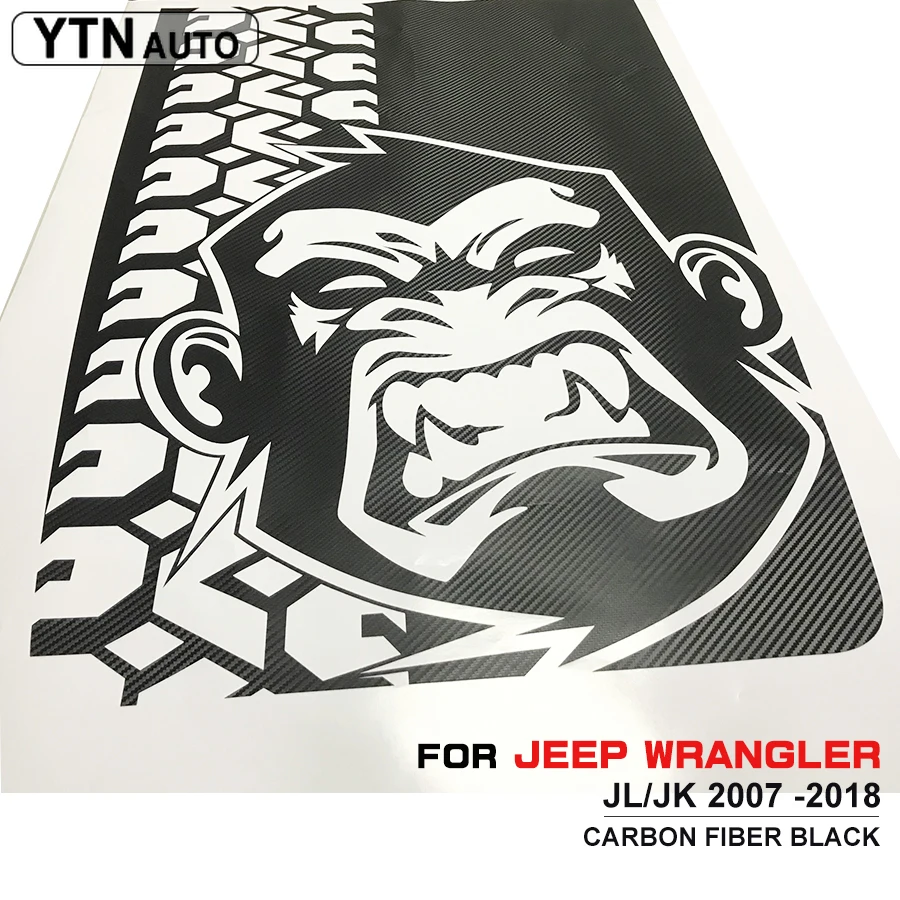 Виниловая наклейка для автомобиля 1 шт. с изображением обезьяны классная модное