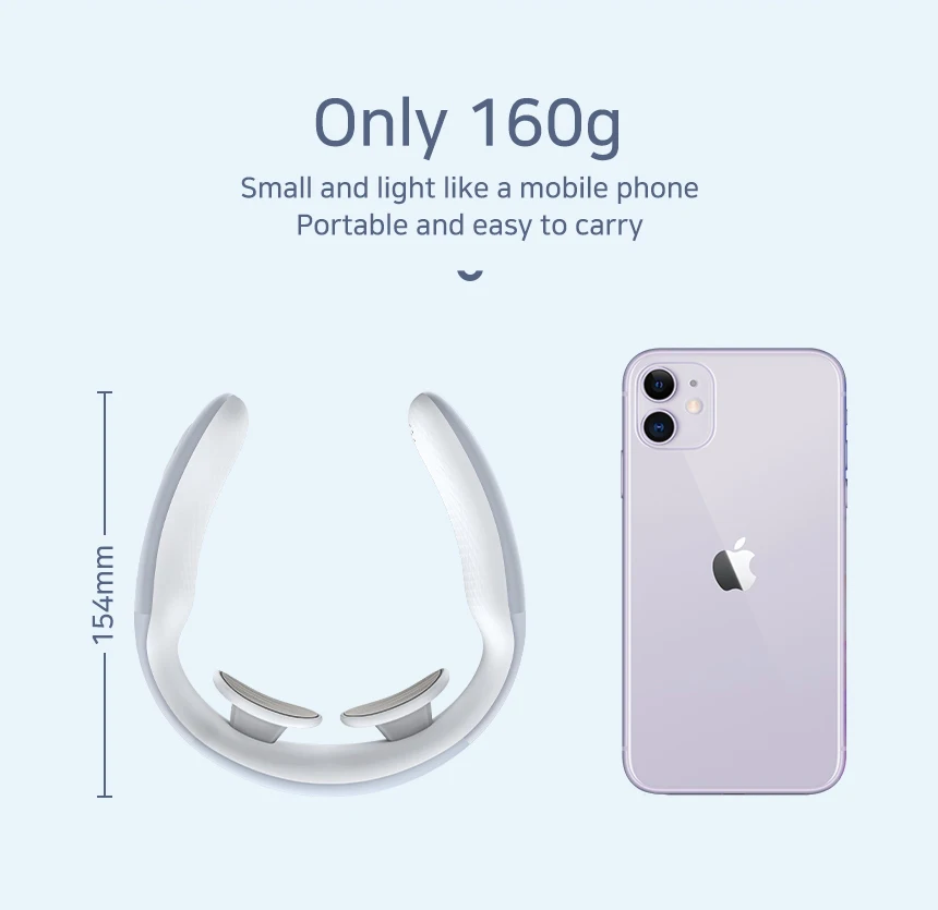 Новый Умный массажер для шеи и плеч Электрический Импульсный шейный позвонок