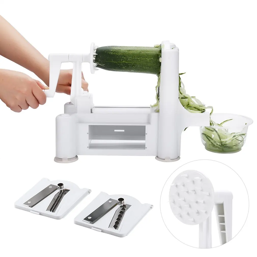 Многофункциональная овощерезка с 5 лезвиями спиральный резак для овощей