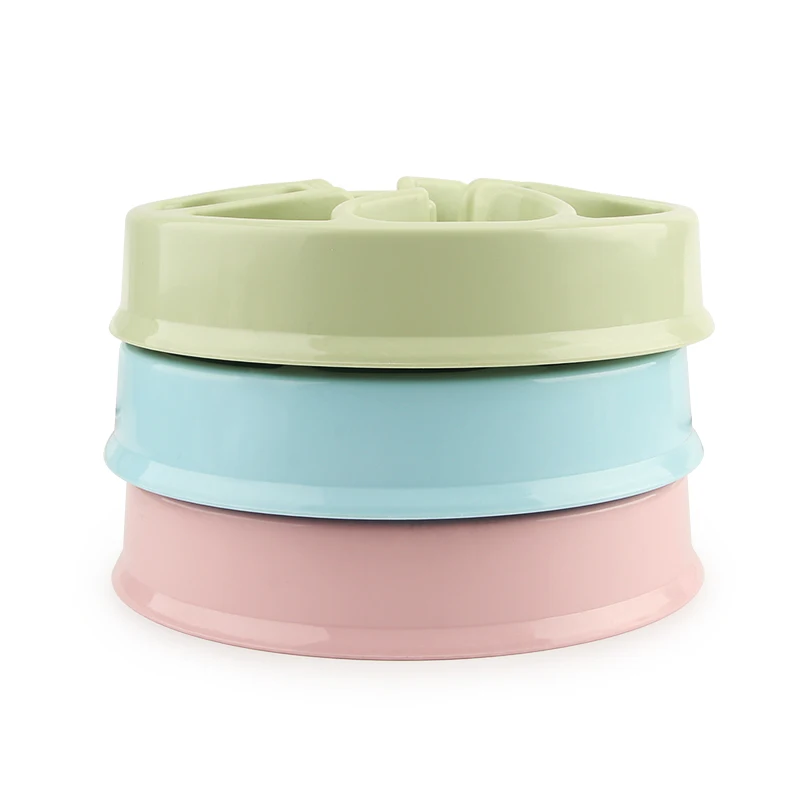 Забавная миска для домашних животных медленно питается миски собак кошка еда