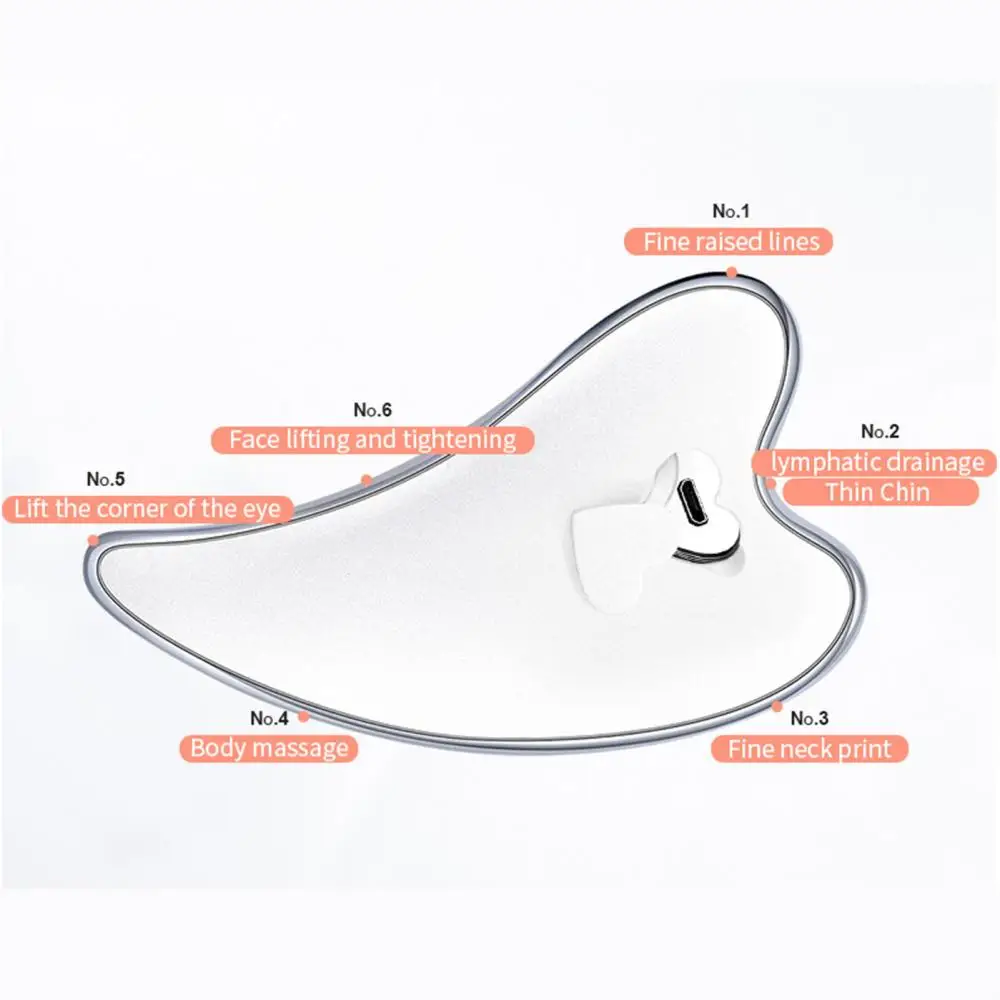 

Guasha Scraping Facial Massager LED Light Microcurrent Skin Rejuvenation Body Massage Machine Face Lifting Slimming Massager