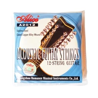 alice a2012 12 string acoustic guitar strings stainless steel coated copper alloy wound 1st 12th