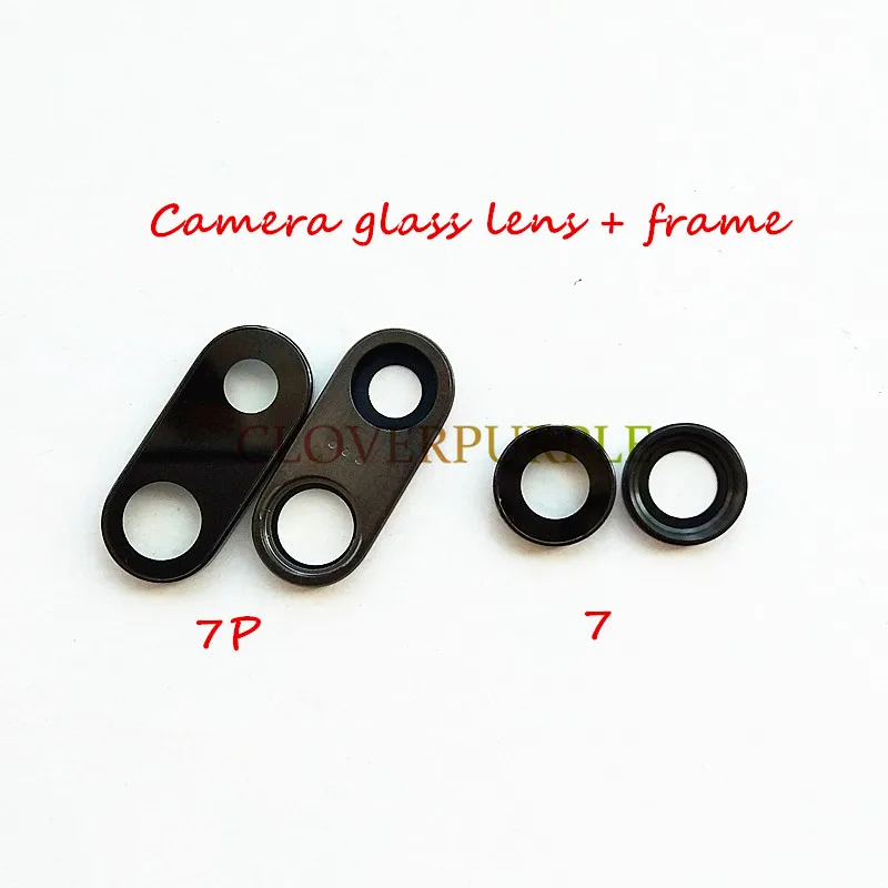 1x объектив камеры со стеклянным держателем рамки запасные части для iPhone 7 / plus