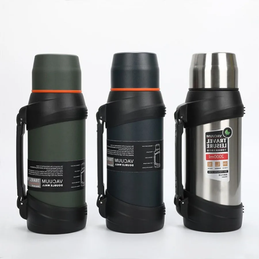 Термос из нержавеющей стали уличная фляжка объемом 1 3 л 6 2 5 термос большой