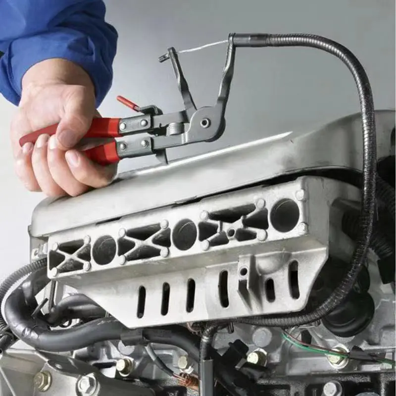 

Auto Vehicle Tools Cable Type Flexible Automotive Hose Clamp Wire Long Pliers for Car Repairs Removal Tool Pipe Bundle Clamp